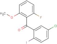 (5-Chloro-2-iodophenyl)(2-fluoro-6-methoxyphenyl)methanone