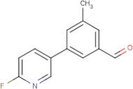 3-(6-Fluoropyridin-3-yl)-5-methylbenzaldehyde