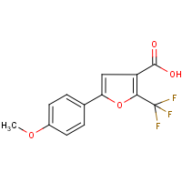 5-(4-Methoxyphenyl)-2-(trifluoromethyl)furan-3-carboxylic acid