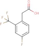 4-Fluoro-2-(trifluoromethyl)phenylacetic acid