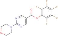 Pentafluorophenyl 2-morpholin-4-ylpyrimidine-5-carboxylate