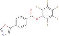 Pentafluorophenyl 4-(1,3-oxazol-5-yl)benzoate