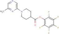 Pentafluorophenyl 1-(6-methylpyrazin-2-yl)piperidine-4-carboxylate