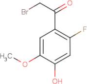 2-Fluoro-4-hydroxy-5-methoxyphenacyl bromide