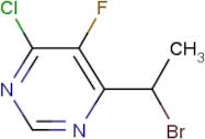 4-Chloro-5-fluoro-6-(1-bromoethyl)pyrimidine