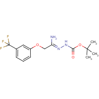 N'-[1-Amino-2-(3-(trifluoromethyl)phenoxy)ethylidene]hydrazinecarboxylic acid tert-butyl ester