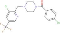 (4-Chloro-phenyl)-[4-(3-chloro-5-trifluoromethyl-pyridin-2-ylmethyl)-piperazin-1-yl]-methanone