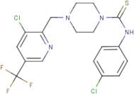 4-(3-Chloro-5-trifluoromethyl-pyridin-2-ylmethyl)-piperazine-1-carbothioic acid (4-chloro-phenyl)-…