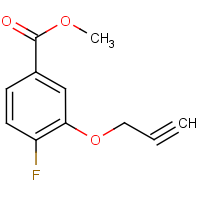 4-Fluoro-3-prop-2-ynyloxy-benzoic acid methyl ester