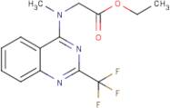 [Methyl-(2-trifluoromethyl-quinazolin-4-yl)-amino]-acetic acid ethyl ester