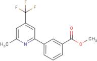 3-(6-Methyl-4-trifluoromethyl-pyridin-2-yl)-benzoic acid methyl ester