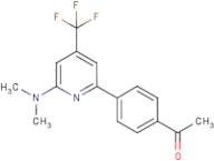 1-[4-(6-Dimethylamino-4-trifluoromethyl-pyridin-2-yl)-phenyl]-ethanone