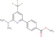 4-(6-Dimethylamino-4-trifluoromethyl-pyridin-2-yl)-benzoic acid methyl ester