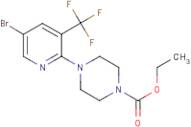 4-(5-Bromo-3-trifluoromethyl-pyridin-2-yl)-piperazine-1-carboxylic acid ethyl ester