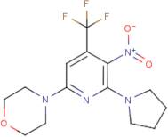 4-(5-Nitro-6-pyrrolidin-1-yl-4-trifluoromethyl-pyridin-2-yl)-morpholine