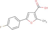 5-(4-Fluorophenyl)-2-methylfuran-3-carboxylic acid