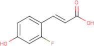 (E)-3-(2-Fluoro-4-hydroxyphenyl)acrylic acid