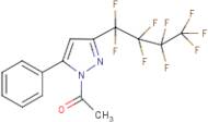 1-Acetyl-3(5)-(perfluorobutyl)-5(3)-phenylpyrazole