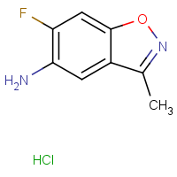 6-Fluoro-3-methylbenzo[d]isoxazol-5-amine hydrochloride