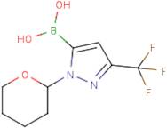 1-(Tetrahydropyran-2-yl)-3-(trifluoromethyl)pyrazole-5-boronic acid