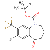 tert-Butyl 7-methyl-5-oxo-8-(trifluoromethyl)-2,3,4,5-tetrahydro-1H-benzo[b]azepine-1-carboxylate