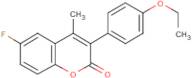 3-(4'-Ethoxyphenyl)-6-fluoro-4-methylcoumarin