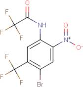 2-Bromo-4-nitro-5-(trifluoroacetamido)benzotrifluoride