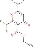 3-Carbethoxy-2,6-bis(difluoromethyl)-4H-pyran-4-one