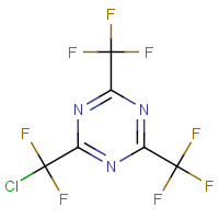 2-(Chlorodifluoromethyl)-4,6-bis(trifluoromethyl)-1,3,5-triazine