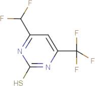 4-(Difluoromethyl)-6-(trifluoromethyl)pyrimidine-2-thiol