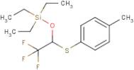 (1-[(4-Methylphenyl)sulfanyl]-2,2,2-trifluoroethoxy) triethylsilane