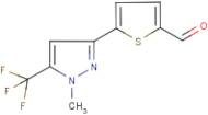 5-[1-Methyl-5-(trifluoromethyl)-1H-pyrazol-3-yl]thiophene-2-carboxaldehyde