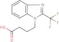 4-[2-(Trifluoromethyl)-1H-benzimidazol-1-yl]butanoic acid