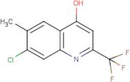 7-Chloro-4-hydroxy-6-methyl-2-(trifluoromethyl)quinoline