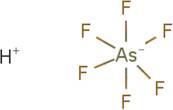 Hexafluoroarsenic acid, 65% aqueous solution