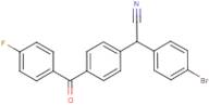 2-(4-Bromophenyl)-2-[4-(4-fluorobenzoyl)phenyl]acetonitrile