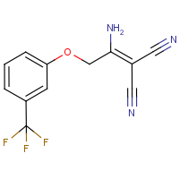 2-{1-Amino-2-[3-(trifluoromethyl)phenoxy]ethylidene}malononitrile