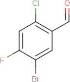 5-Bromo-2-chloro-4-fluorobenzaldehyde