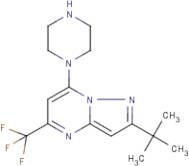 2-tert-Butyl-7-piperazino-5-(trifluoromethyl)pyrazolo[1,5-a]pyrimidine
