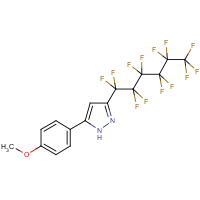 5-(4-Methoxyphenyl)-3-perfluorohexyl-1H-pyrazole