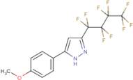 5-(4-Methoxyphenyl)-3-perfluorobutyl-1H-pyrazole