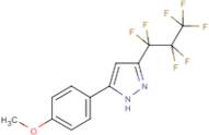 5-(4-Methoxyphenyl)-3-perfluopropyl-1H-pyrazole