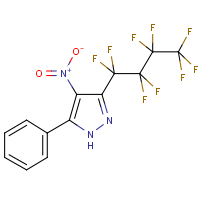 4-Nitro-3-perfluorobutyl-5-phenyl-1H-pyrazole