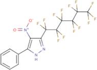 4-Nitro-3-perfluorohexyl-5-phenyl-1H-pyrazole