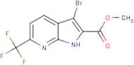 Methyl 3-bromo-6-(trifluoromethyl)-7-azaindole-2-carboxylate