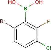 6-Bromo-3-chloro-2-fluorobenzeneboronic acid