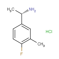 (1S)-1-(4-Fluoro-3-methylphenyl)ethylamine hydrochloride