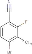 4-Bromo-2-fluoro-3-methylbenzonitrile