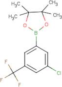 2-[3-Chloro-5-(trifluoromethyl)phenyl]-4,4,5,5-tetramethyl-1,3,2-dioxaborolane