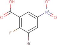 3-Bromo-2-fluoro-5-nitrobenzoic acid